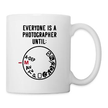 Photographe Photographie Photo Proverbes Manuellement Noir - Mug blanc - blanc - Droite