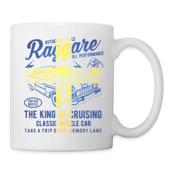 Raggare Roi de croisière Suède - Mug blanc - blanc - Droite