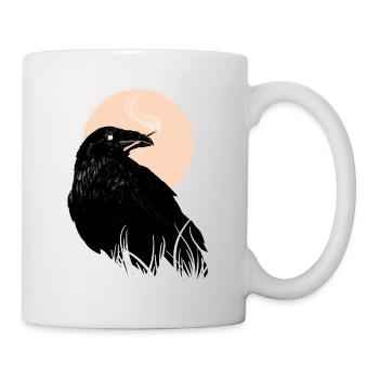 Raven, igniter of the worlds - Hugin, Munin - Mug - white - Right