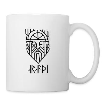 Courage - runes nordiques - Mug blanc - blanc - Droite