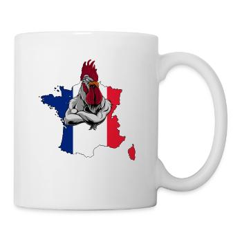 France cock pride French as a gift - Mug - white - Right