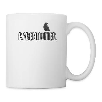Rabenmutter Damen Frauen Familien Mutter - Tasse - Weiß - Rechts