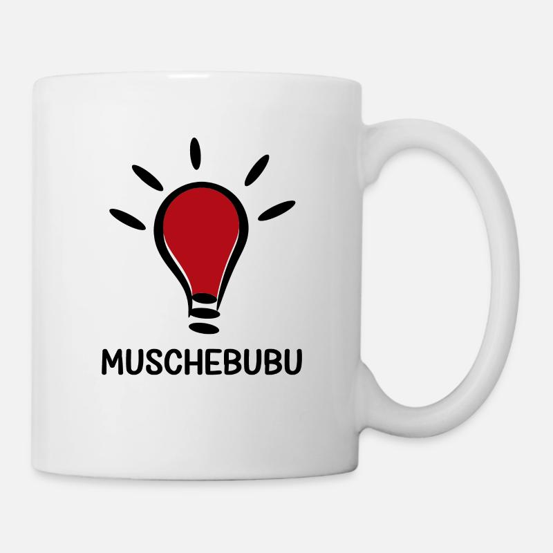Muschebubu | Sachsen, sächsisch, Sachse, Ossi - Tasse - Weiß