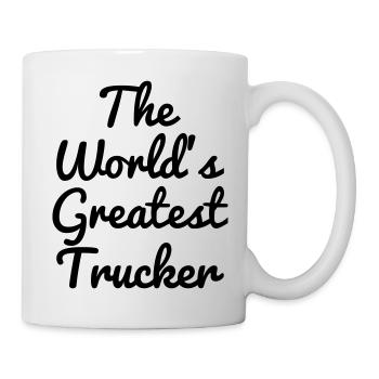 Trucker LKW Fahrer Routier Truck Camion Transport - Mug - white - Right