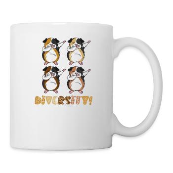 Dabbing Dab Dance Cochon d'Inde Hamster Gift - Mug blanc - blanc - Droite