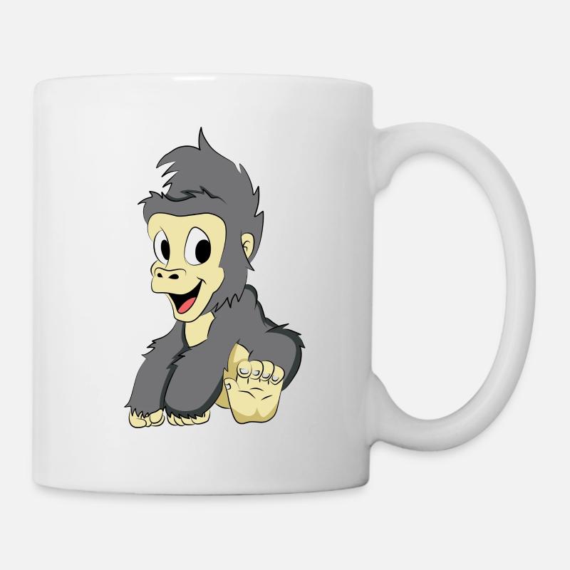 Baby Gorilla - Tasse - Weiß