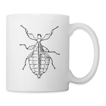 Feuille ambulante - Phylliidae - Terreur - Mug blanc - blanc - Droite