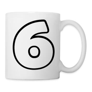 6 - Tasse - Weiß - Rechts