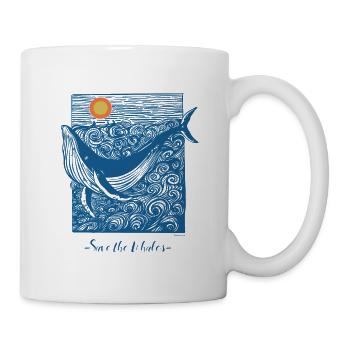 Save the Whales Doodle - Mug - white - Right