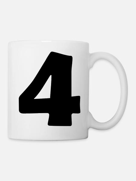 4 - Tasse - Weiß
