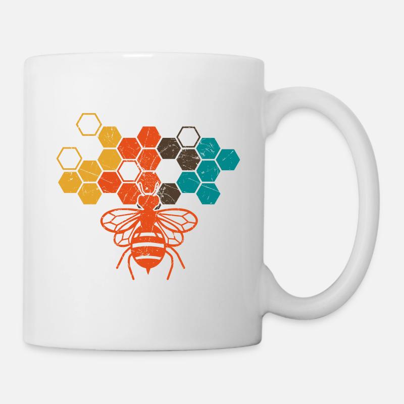abeille - Mug blanc - blanc
