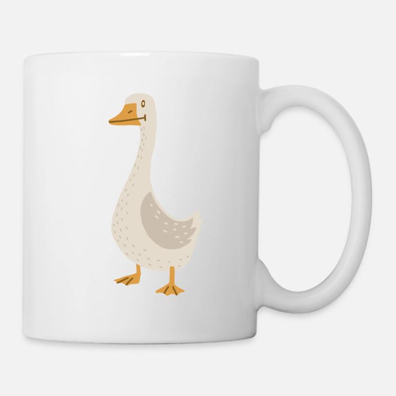 Gans (derpy) - Tasse - Weiß