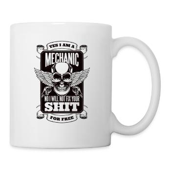 Auto mechanic car auto mechanic gift gift - Mug - white - Right