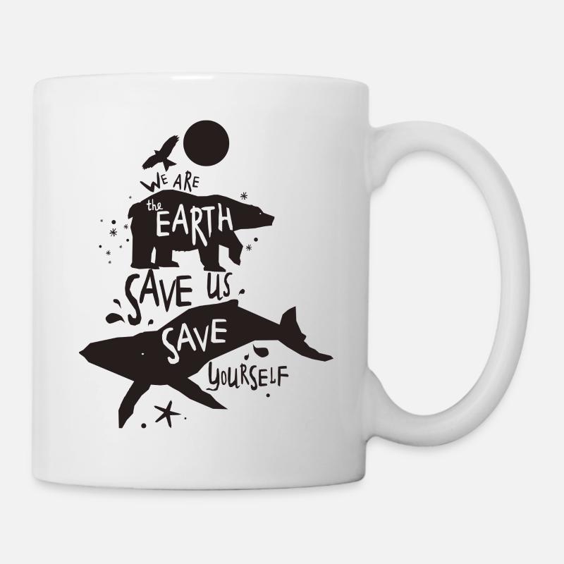 Nous sommes la Terre - Mug blanc - blanc