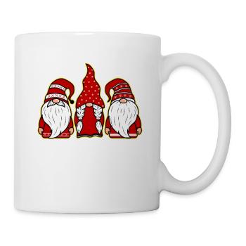 Gnome Buddies Zwerge Humor - Tasse - Weiß - Rechts