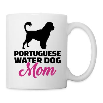 Portugiesischer Wasserhund - Tasse - Weiß - Rechts