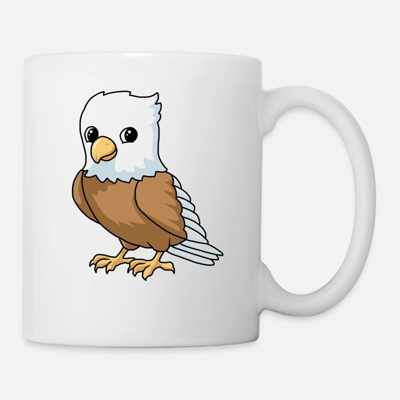 Comic Adler Eagle - Tasse - Weiß