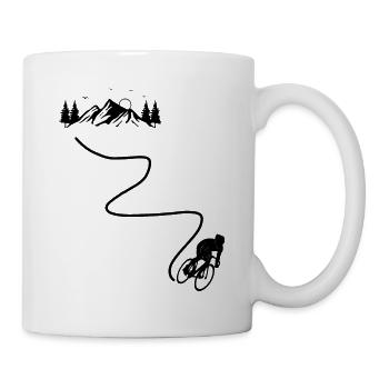 Cycling Cycling Cycling Mountains - Mug - white - Right