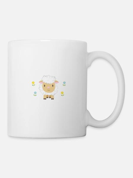 Schaf Flüsterer Schäfer Bauer Landwirt Geschenk - Tasse - Weiß