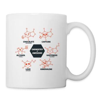 Chemistry is awesome chemistry sayings - Mug - white - Right