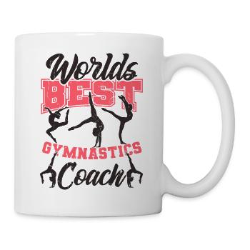 Gymnastics coach - Mug - white - Right