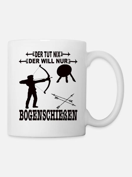 Bogenschütze - Tasse - Weiß