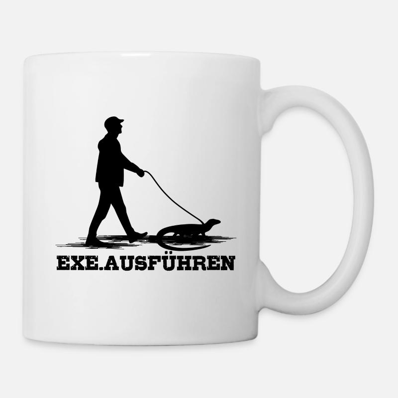 EXE Ausführen - Tasse - Weiß