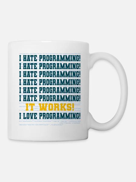 Programmierer Spruch - Tasse - Weiß
