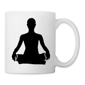 Meditation - Tasse - Weiß - Rechts