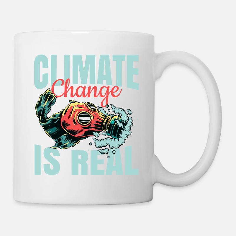 Climate Change Environmental Protection Nature Conservation Gift Idea - Mug - white