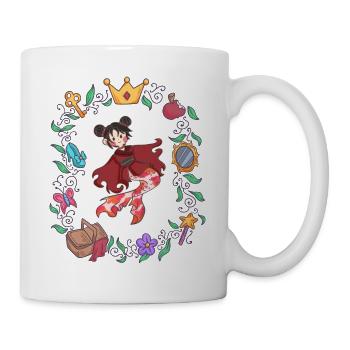 Meerjungfrau Mädchen Manga Wasser Nixe Geschenk - Tasse - Weiß - Rechts
