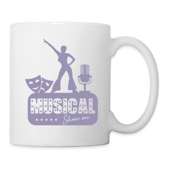 Danse de comédie musicale - Mug blanc - blanc - Droite
