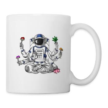 Psychonaut Méditation psychédélique astronaute - Mug blanc - blanc - Droite