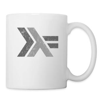 Haskell Programmiersprache Logo Design - Tasse - Weiß - Rechts
