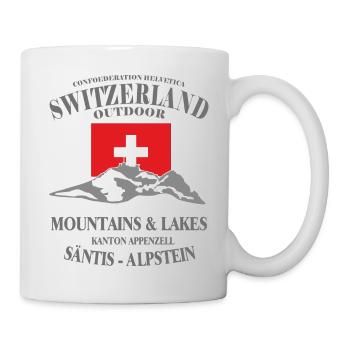 säntis, appenzell, schweiz, Suisse, alpstein - Mug - white - Right
