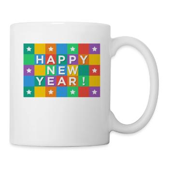 New Years Eve, New Year, New Year's Day, gift - Mug - white - Right