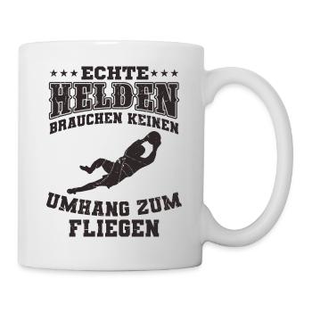 Fussball Torwart - Tasse - Weiß - Rechts