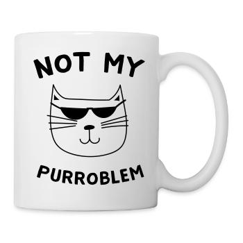 Not My Purroblem - Mug - white - Right
