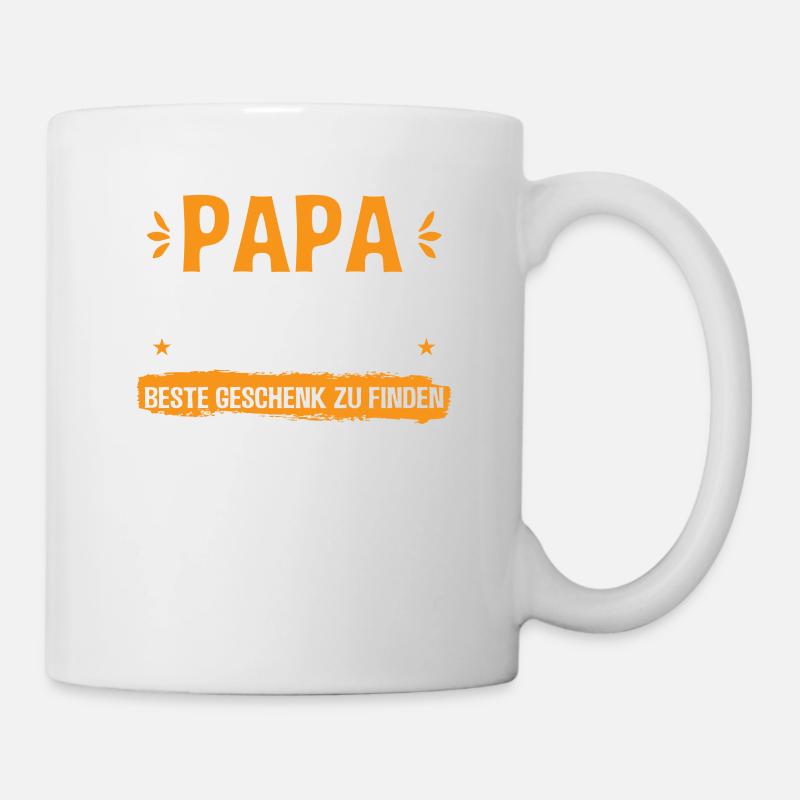 Papa bestes Geschenk - Tasse - Weiß
