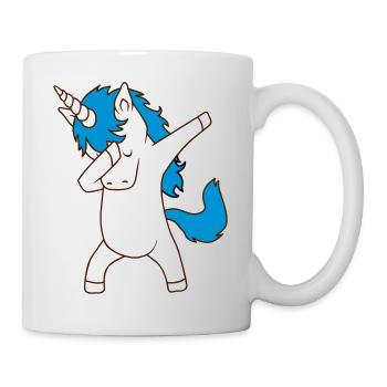 Dab Dancing Einhorn Dabbing Unicorn Tanz Kind - Mug - white - Right