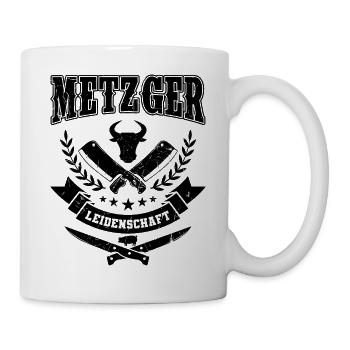 Metzger Spruch - Tasse - Weiß - Rechts