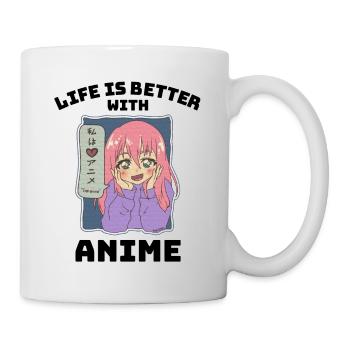 Cadeau de vie anime manga - Mug blanc - blanc - Droite
