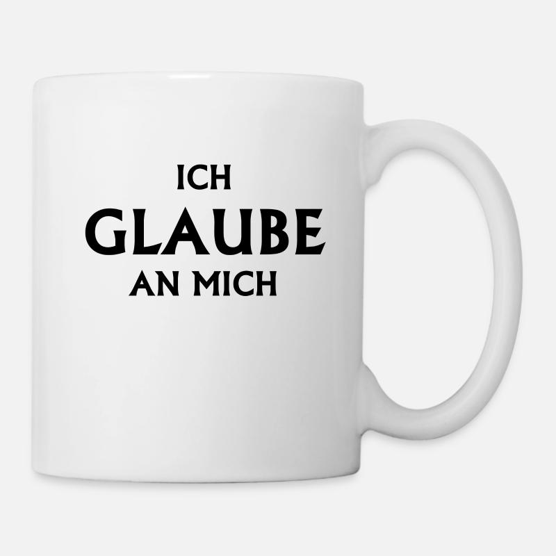 glaube geschenk - Tasse - Weiß