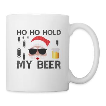Ho Ho Hold My Beer Hold my beer - Mug - white - Right
