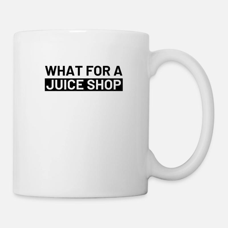 Denglisch Was für ein Saftladen - Tasse - Weiß