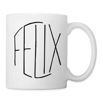 Felix Geschenk - Tasse - Weiß - Rechts