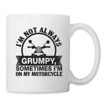 Motorrad Lustiger Spruch - Tasse - Weiß - Rechts