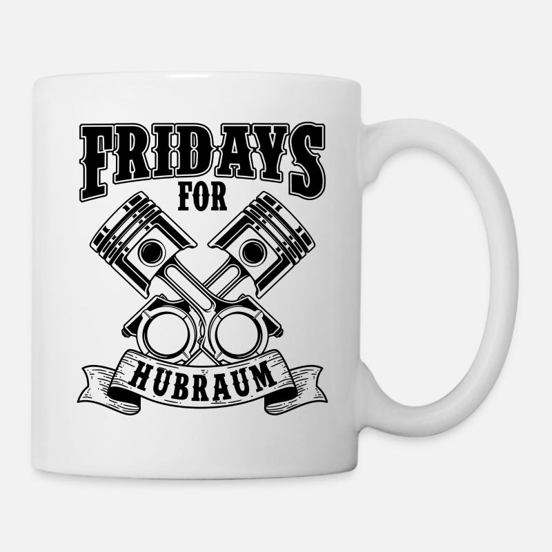 Fridays for Hubraum - Tasse - Weiß
