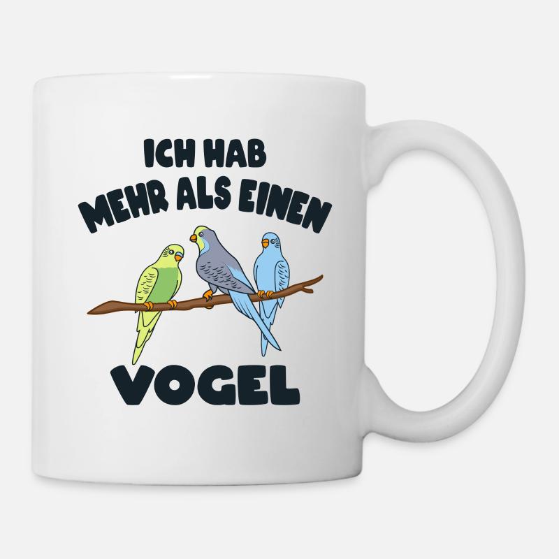 Wellensittich - Tasse - Weiß