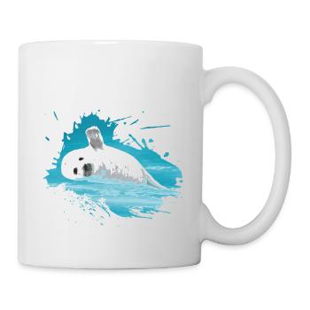 North Sea Seal Baby Moin Baltic Sea - Mug - white - Right